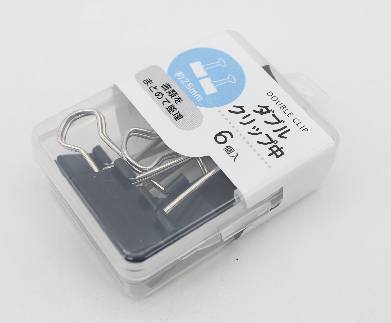 ﾀﾞﾌﾞﾙｸﾘｯﾌﾟ　中　25mm　(6個入)