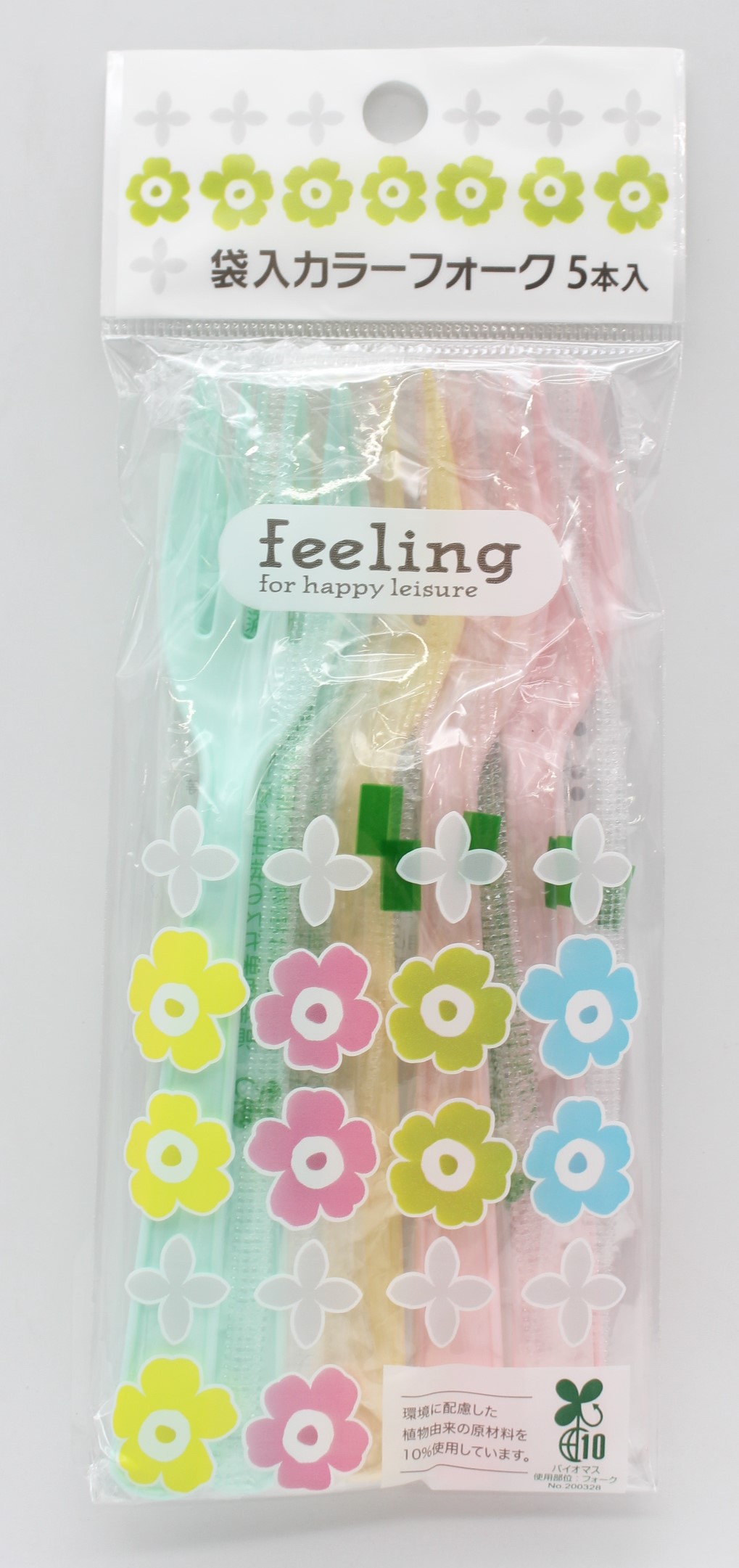 FL袋入ﾊﾞｲｵﾏｽｶﾗｰﾌｫｰｸ　5本入