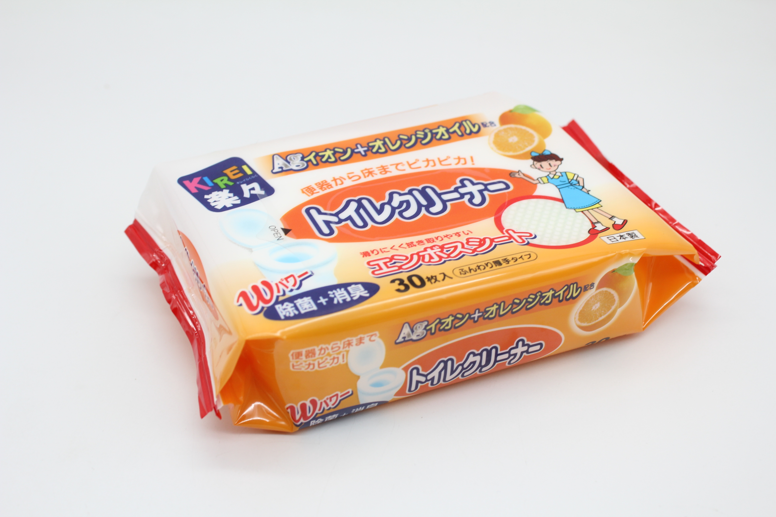 KIREI 楽々Ag+Orﾄｲﾚｸﾘｰﾅｰ 30枚