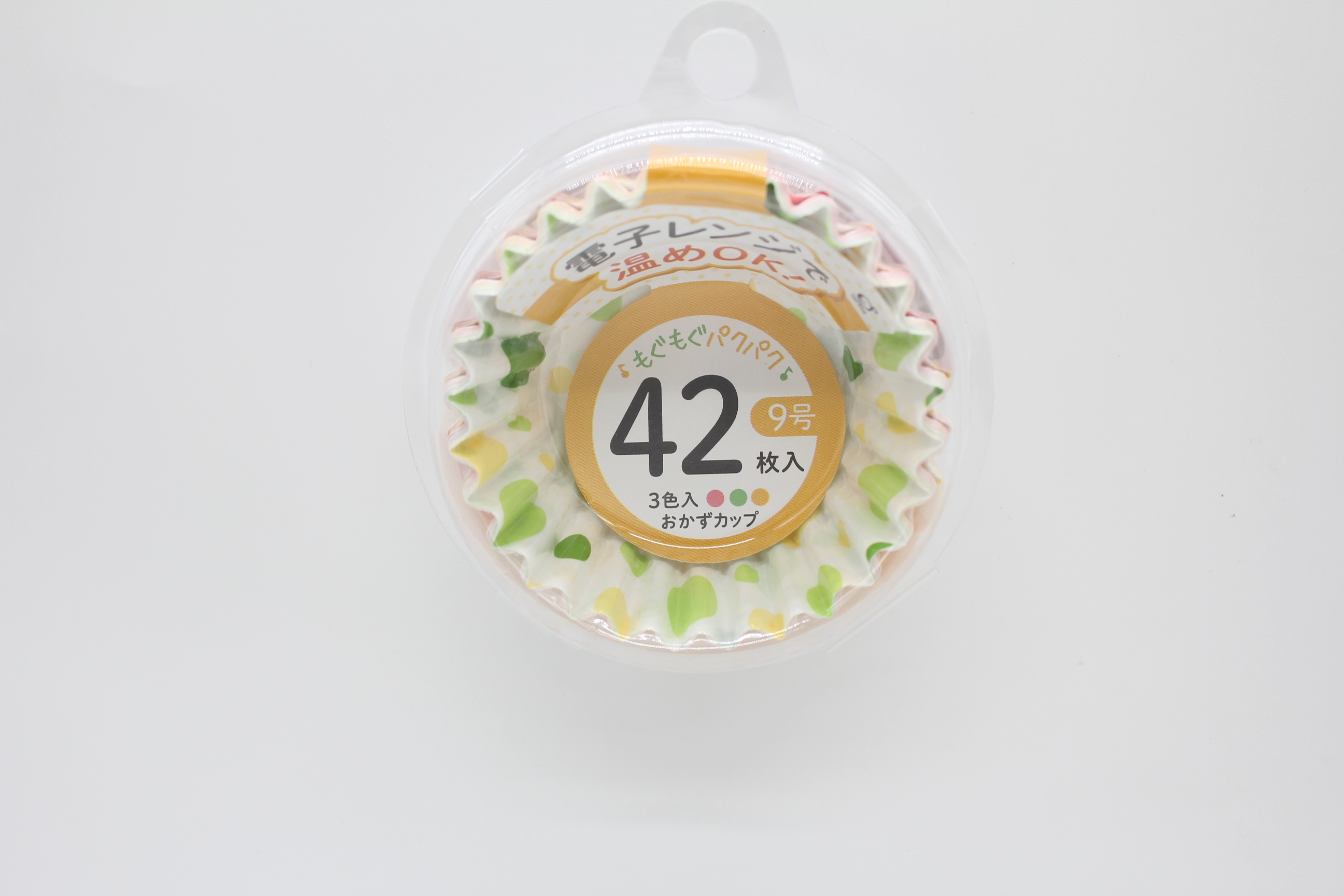 おかずカップドット柄　9号42枚入