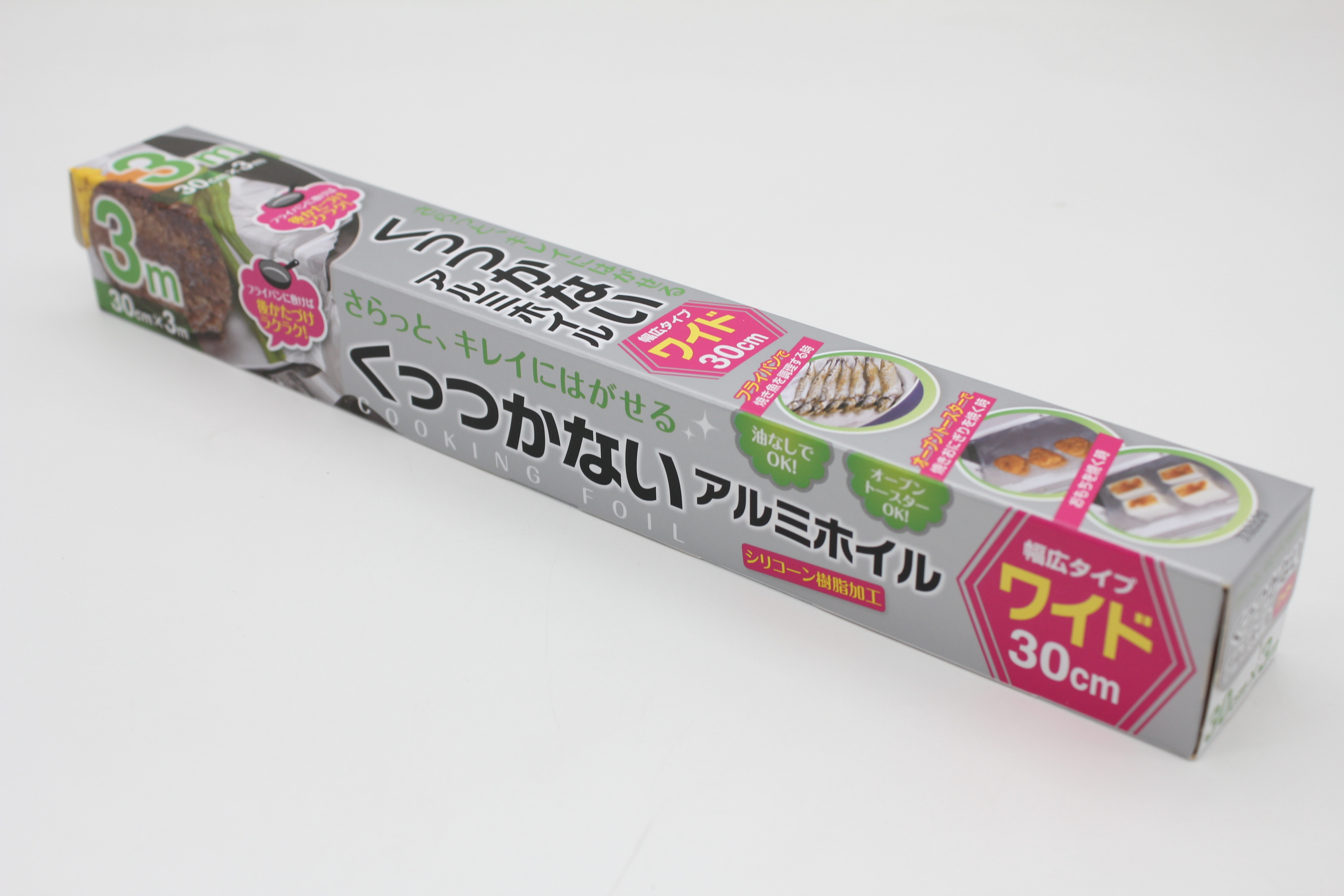 くっつかないｱﾙﾐﾎｲﾙ ﾜｲﾄﾞ 30cmX3m