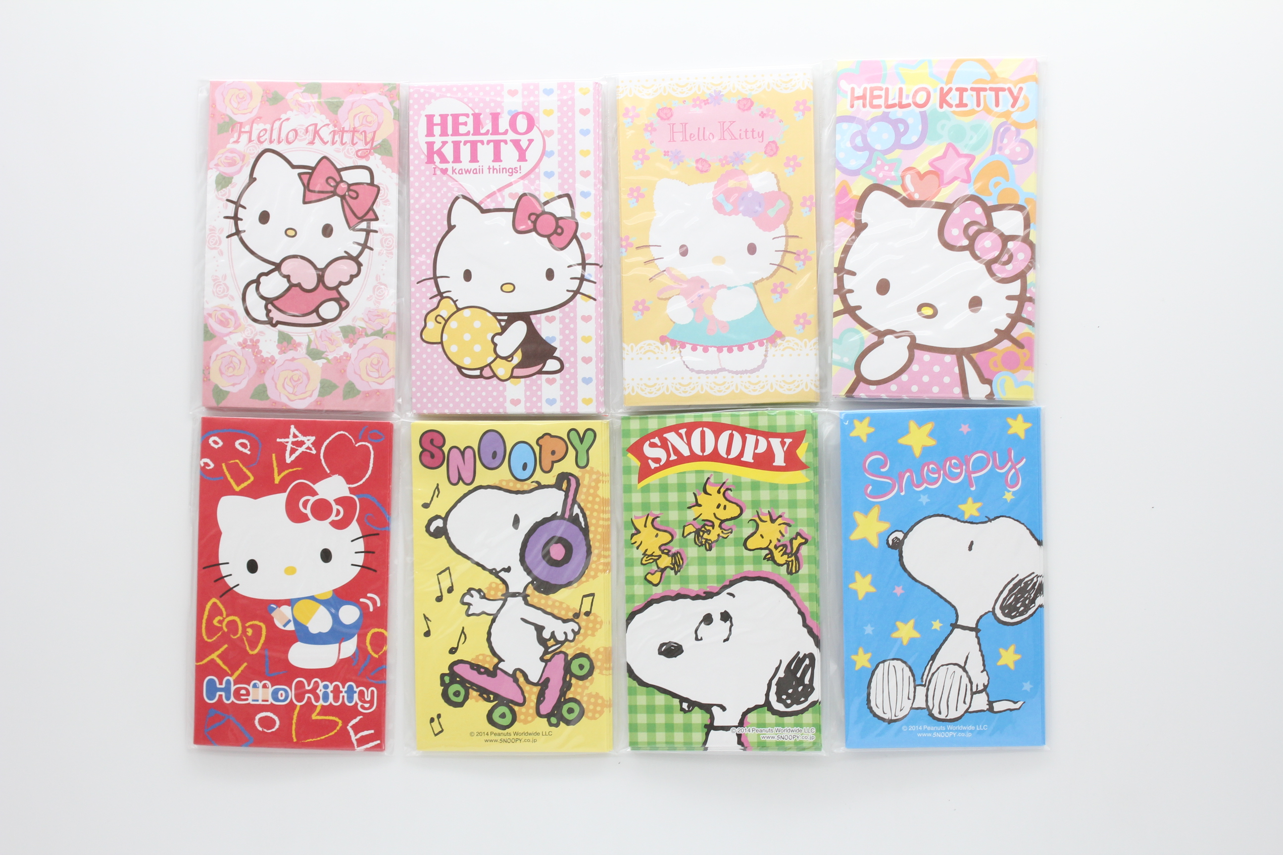 【ｽﾎﾟｯﾄ在庫限り】　吊り下げポチ　キティ＆スヌーピー