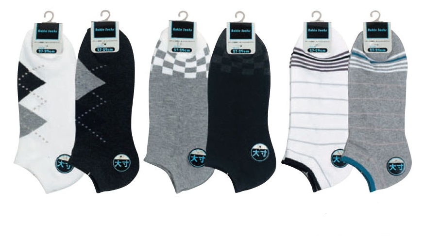 紳士 ｱﾝｸﾚｯﾄｿｯｸｽ 柄 大きいｻｲｽﾞ