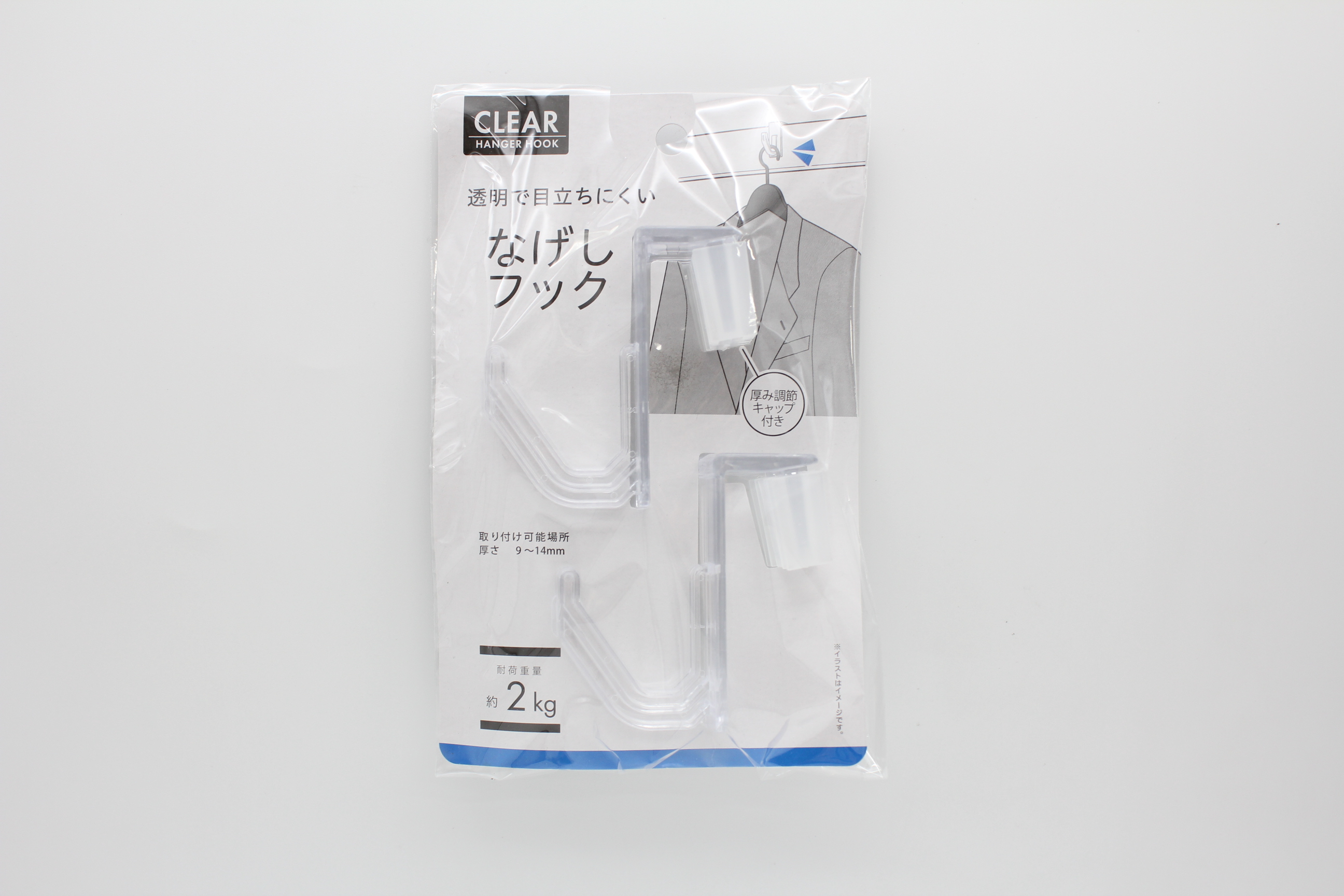 とうめいなげしフック