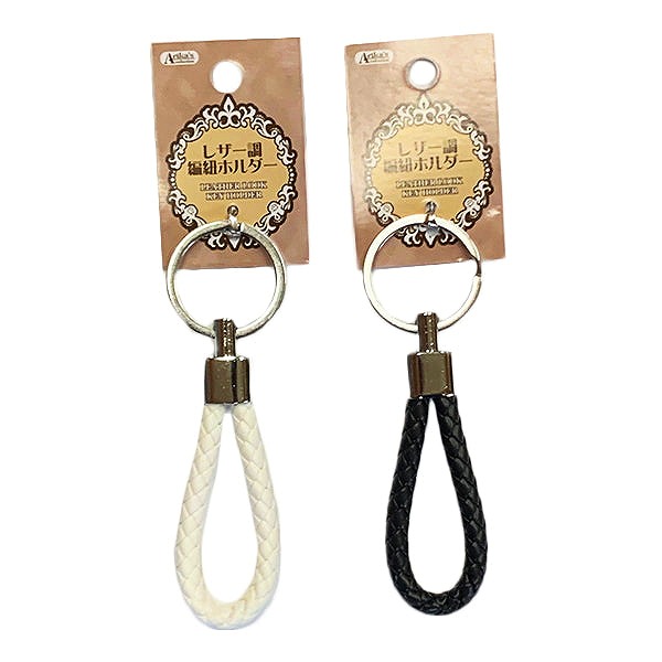 レザー調網紐ホルダー