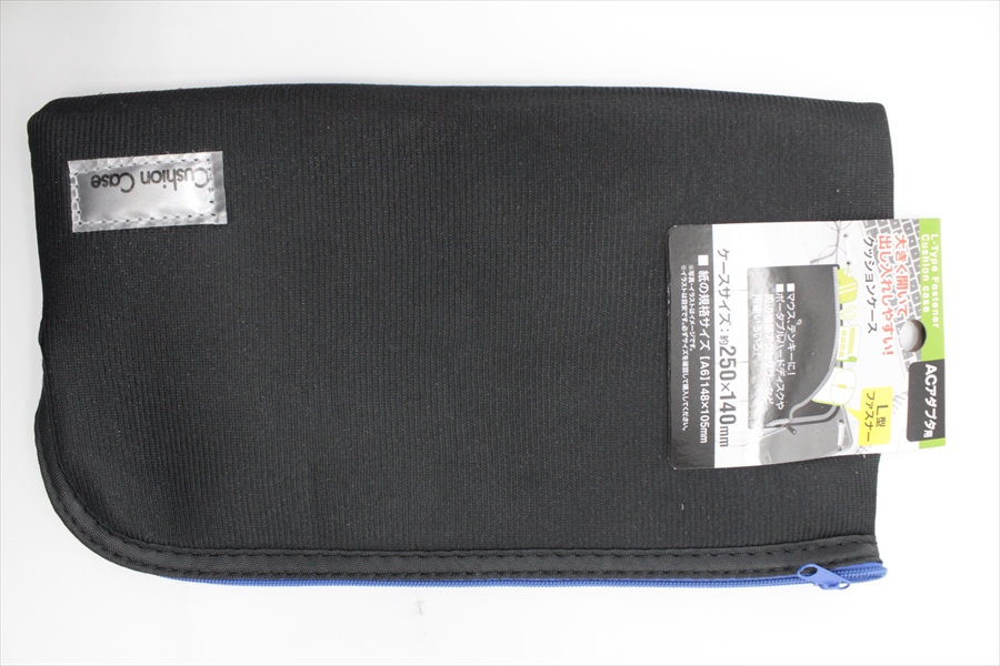 L型ﾌｧｽﾅｰｸｯｼｮﾝｹｰｽ　(ACｱﾀﾞﾌﾟﾀ)25×14cm