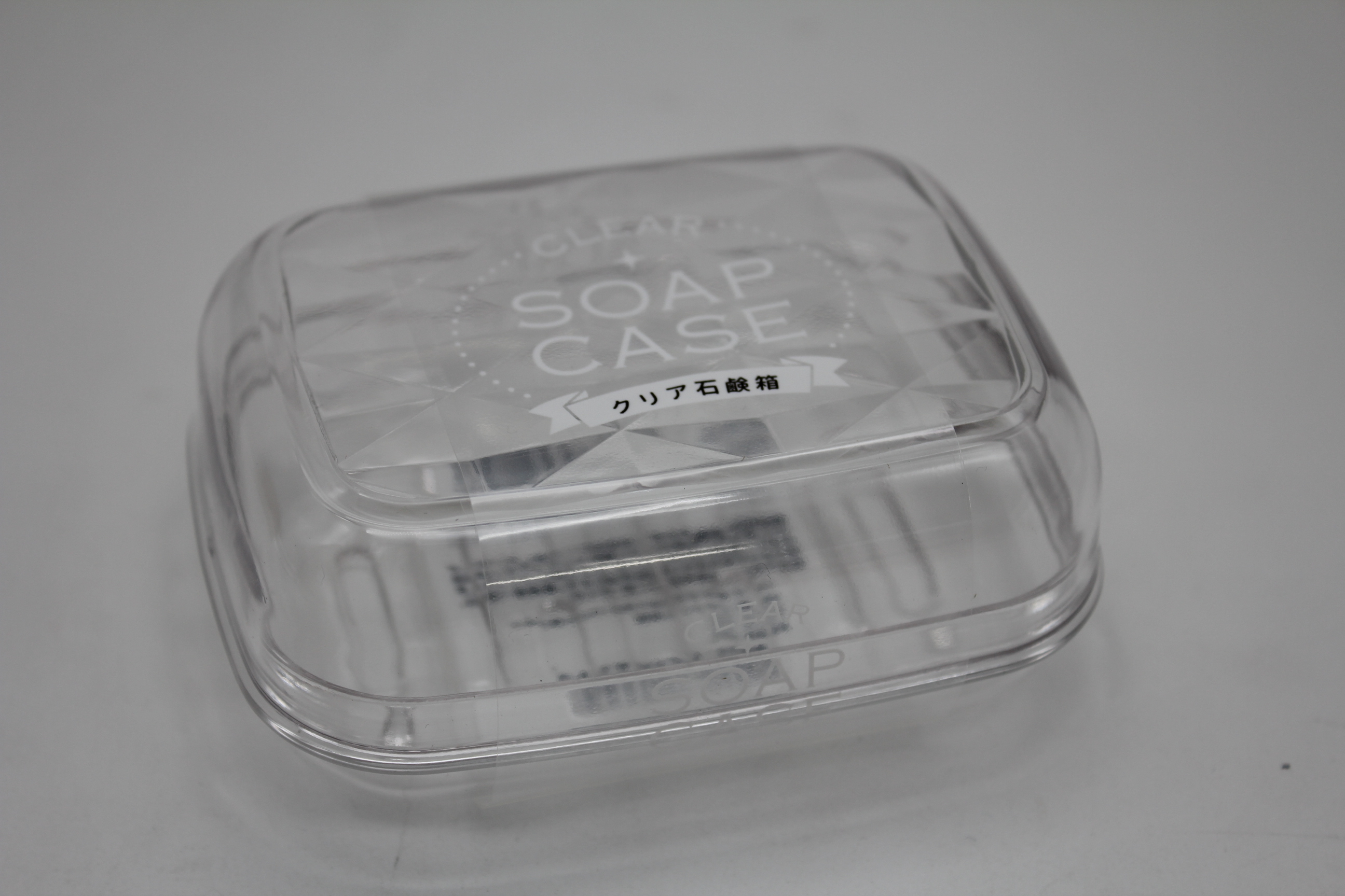 クリア 石けん箱　色アソート色アソート