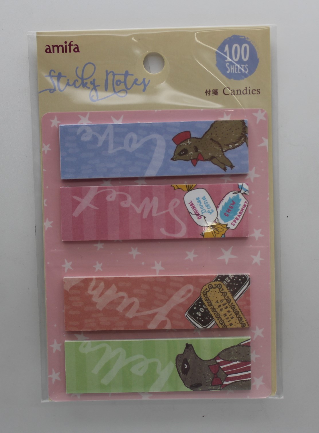 ブック型付箋100P　スイーツショップ