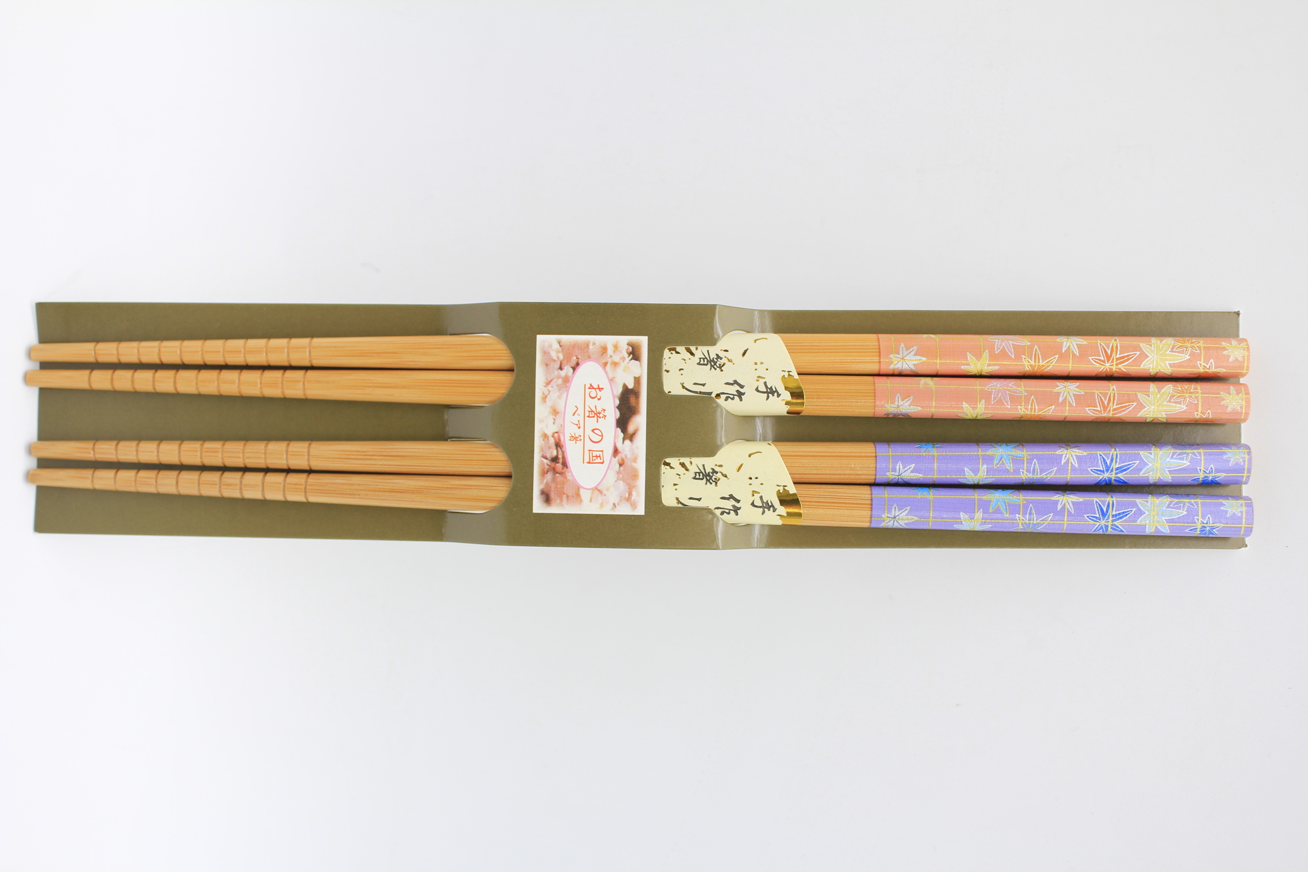 お箸の国ペア箸　２膳　もみじ