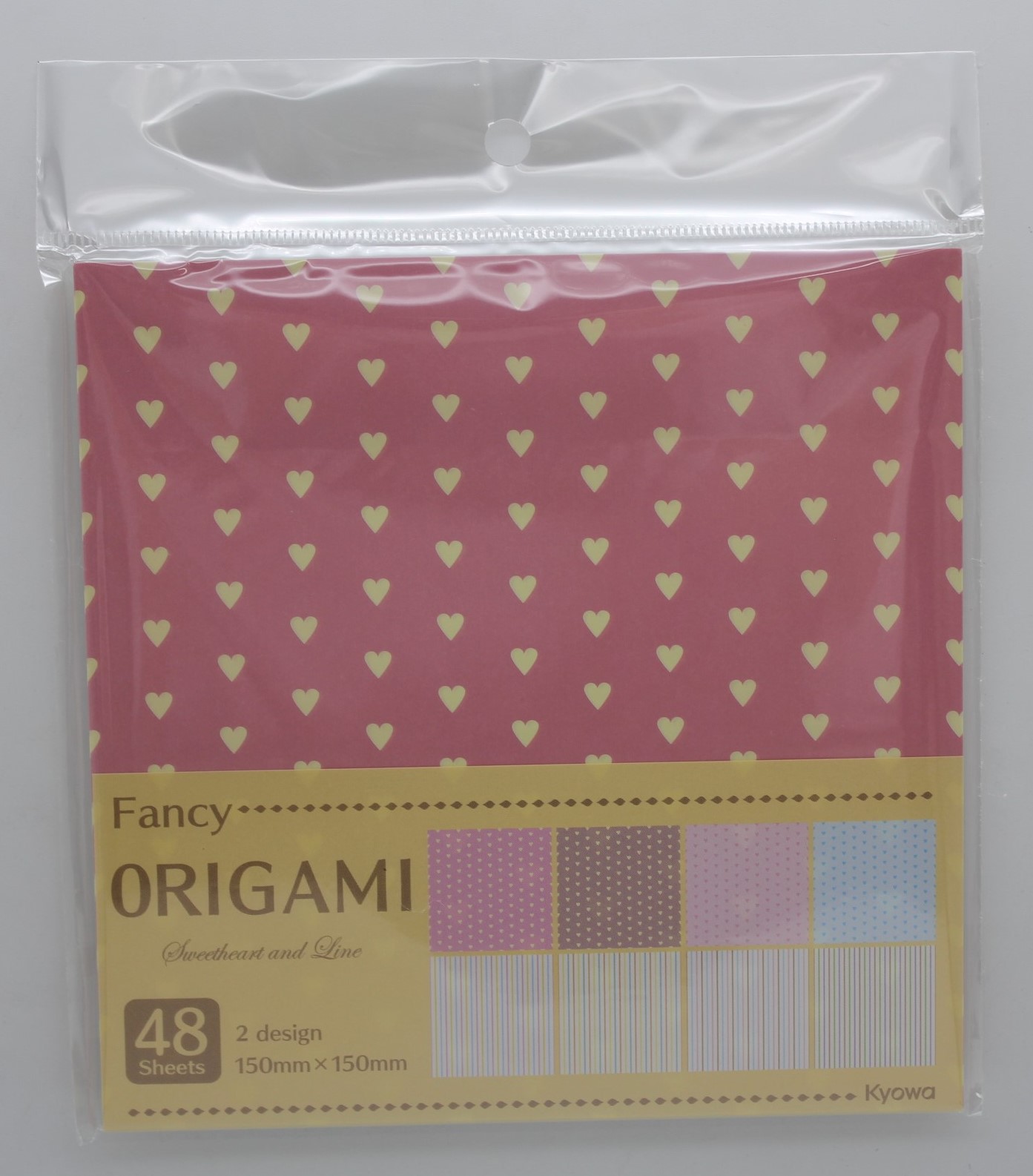 ﾌｧﾝｼｰおりがみ　ｽｲｰﾄﾊｰﾄとﾗｲﾝ