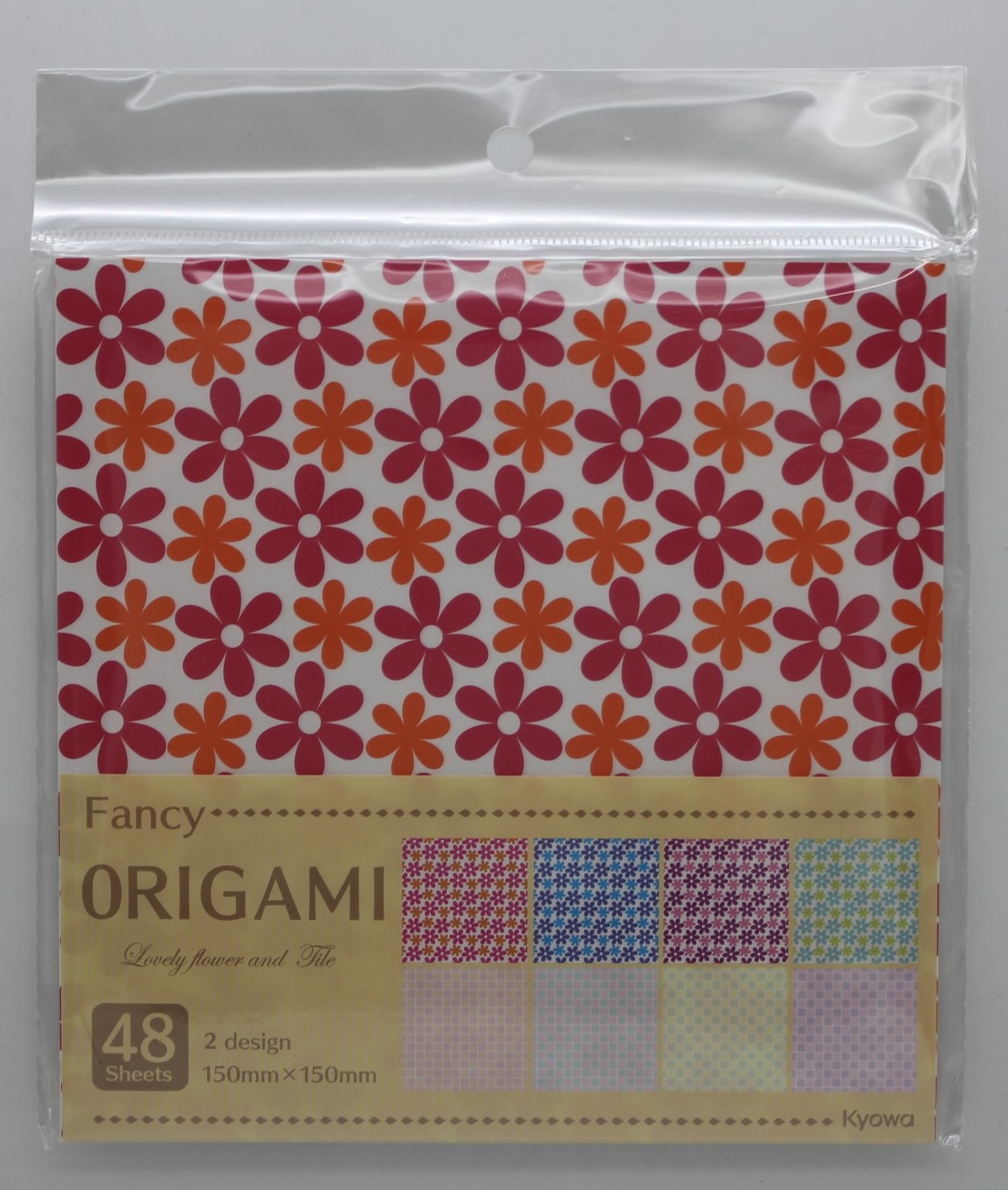 ﾌｧﾝｼｰおりがみ　ﾗﾌﾞﾘｰﾌﾗﾜｰとﾀｲﾙ