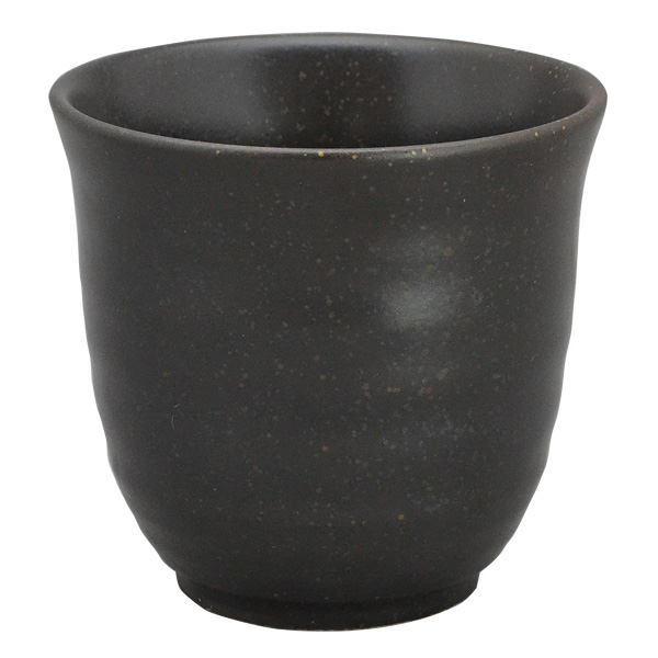 美濃焼　湯呑　黒