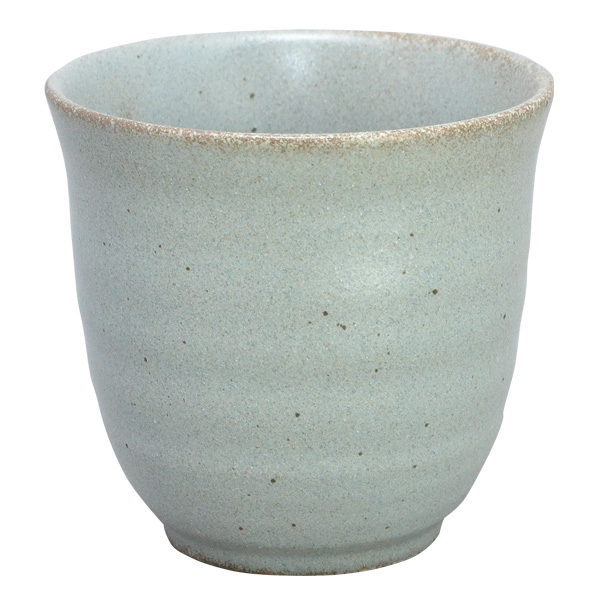 美濃焼　湯呑　緑