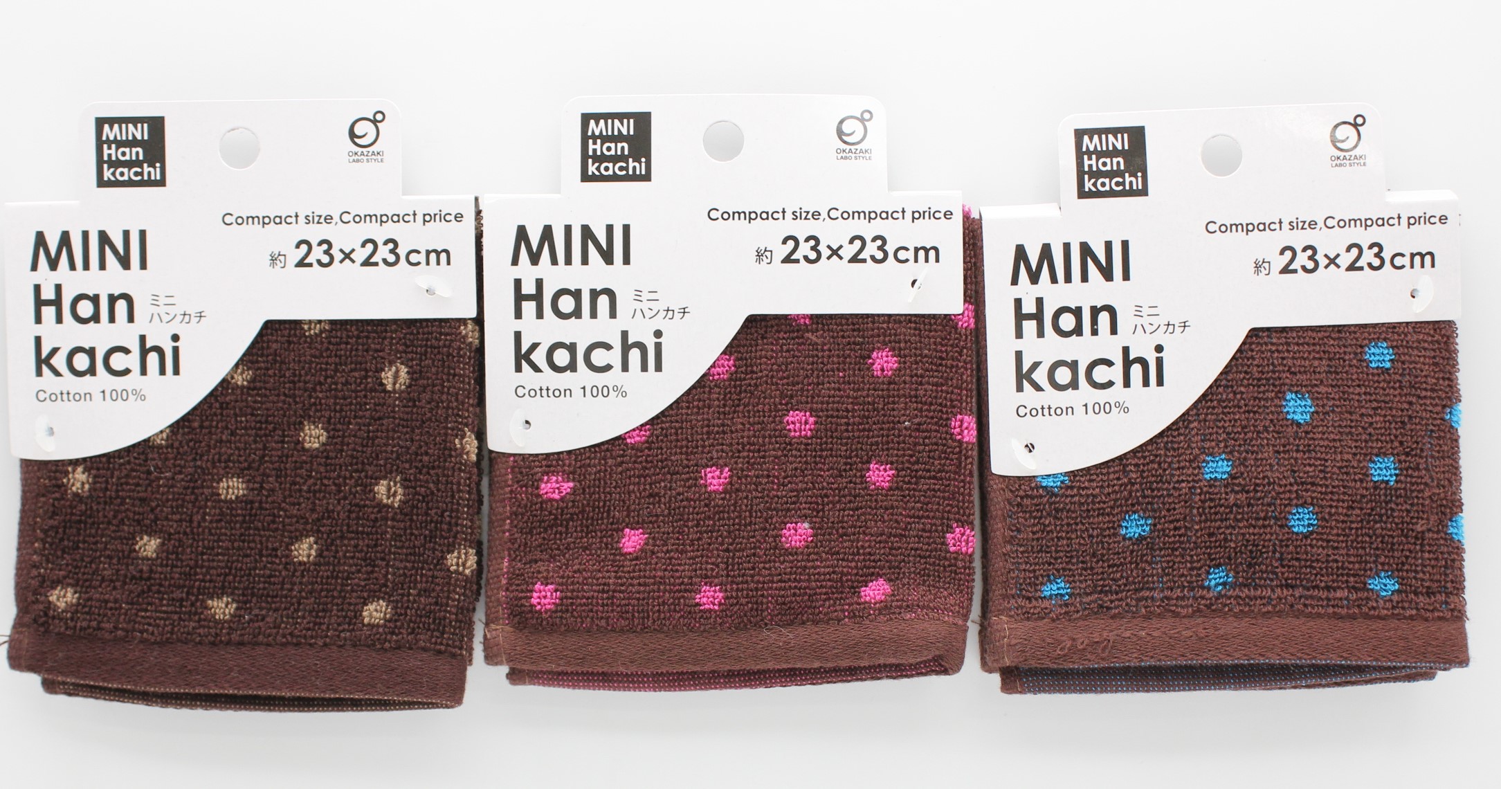 ＭＩＮＩハンカチ　ドット柄