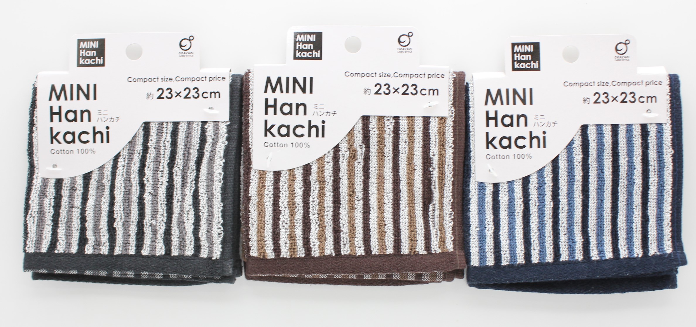 ＭＩＮＩハンカチ　ボーダー柄