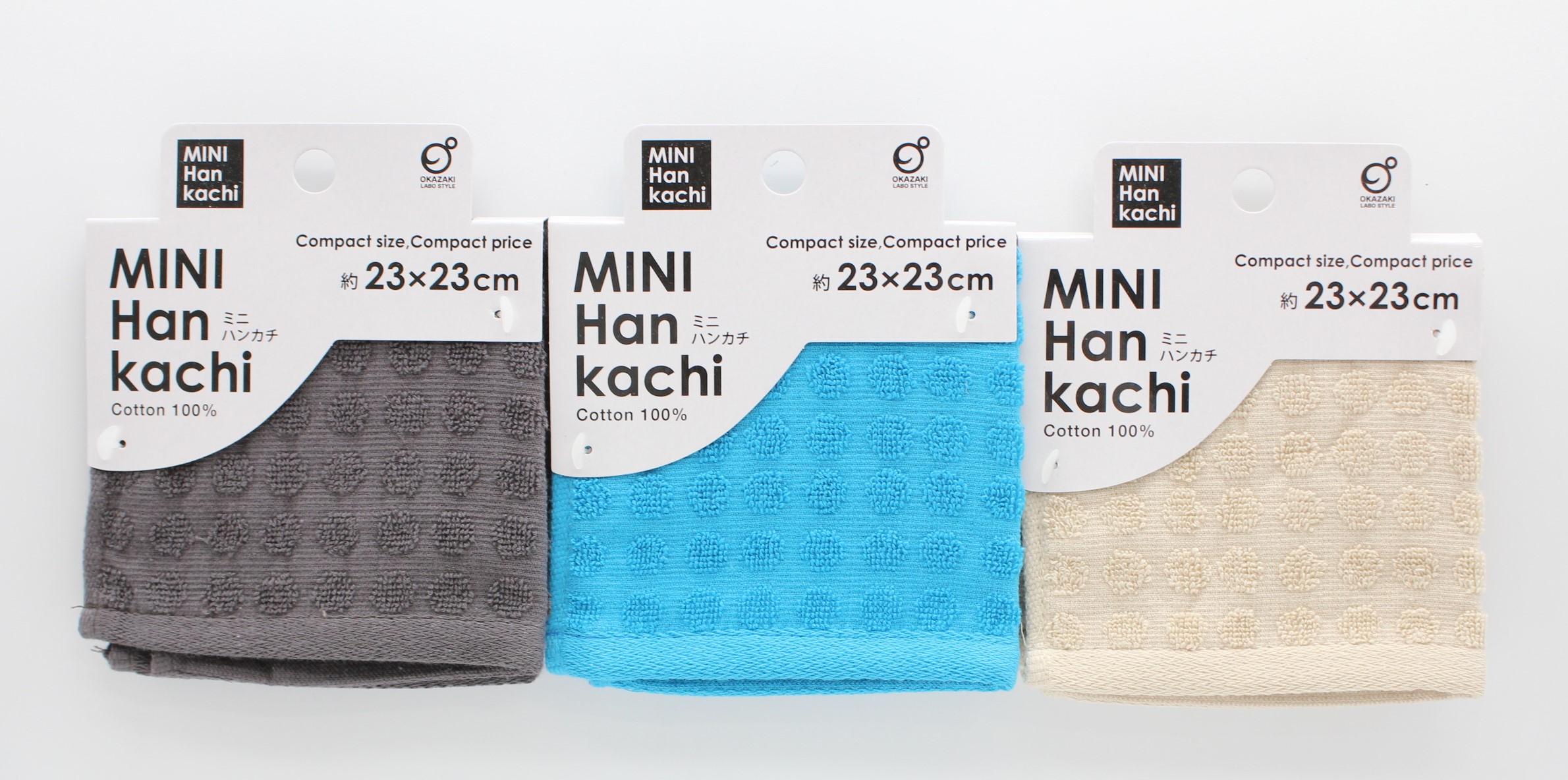 ＭＩＮＩハンカチ　ソフトドット柄