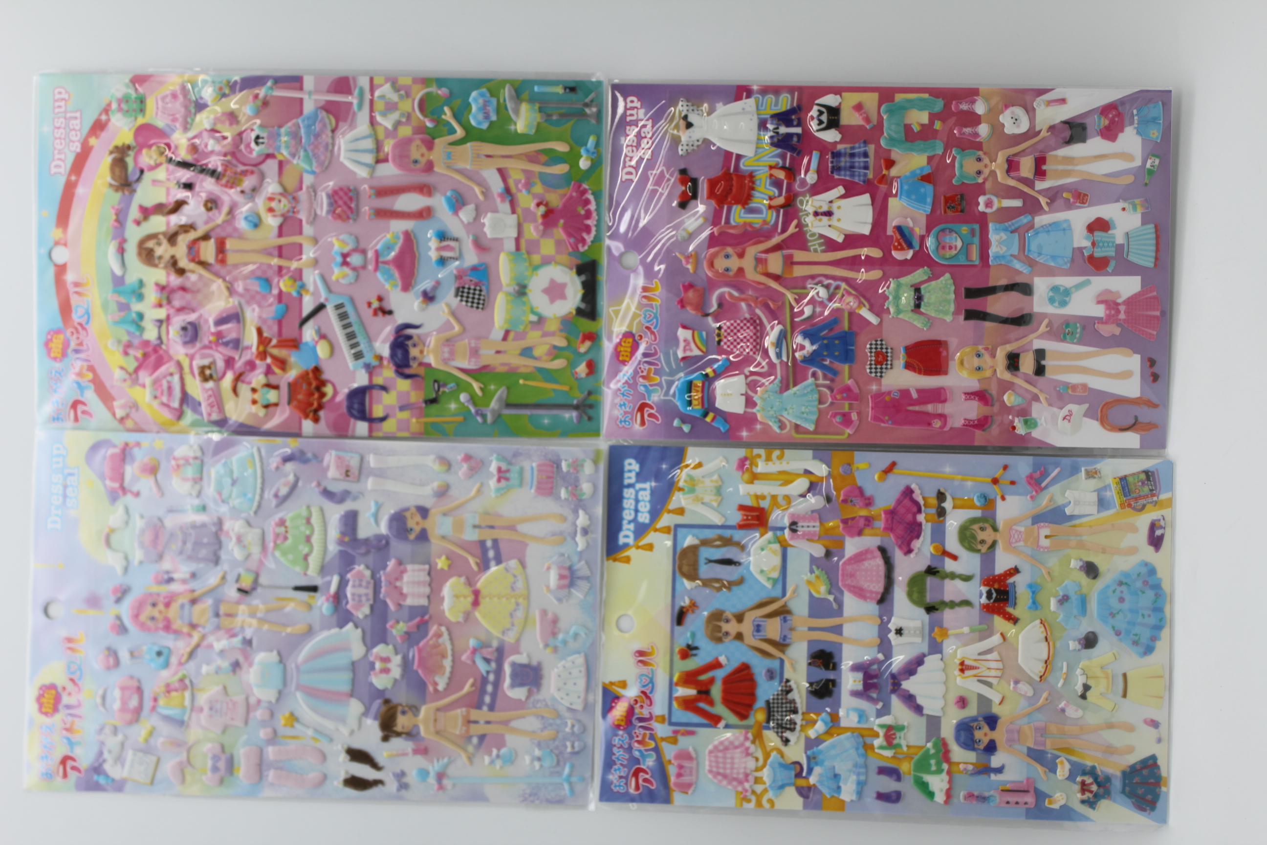 おきがえＢＩＧシール　アイドル