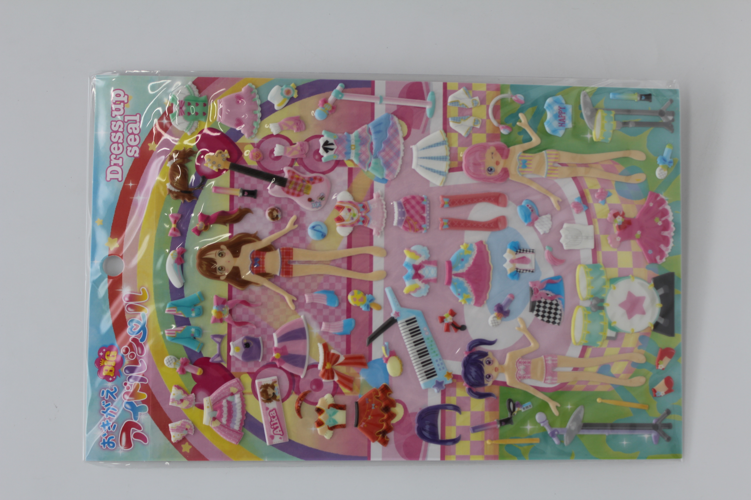 おきがえＢＩＧシール　アイドル