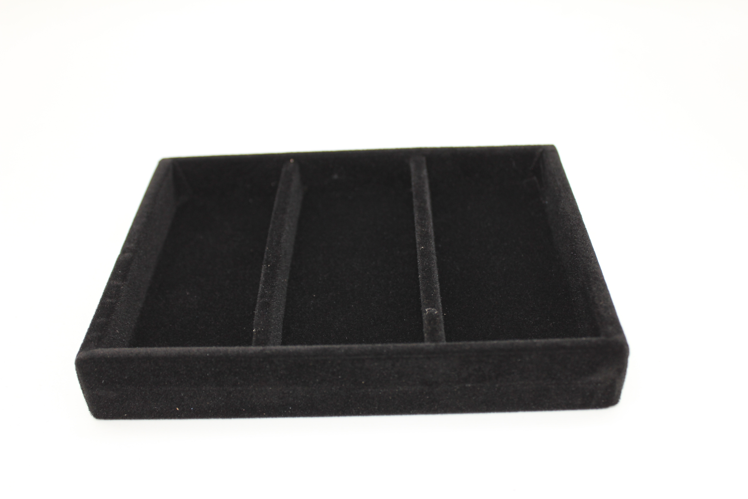 アクセサリートレイ3マス　ブラック