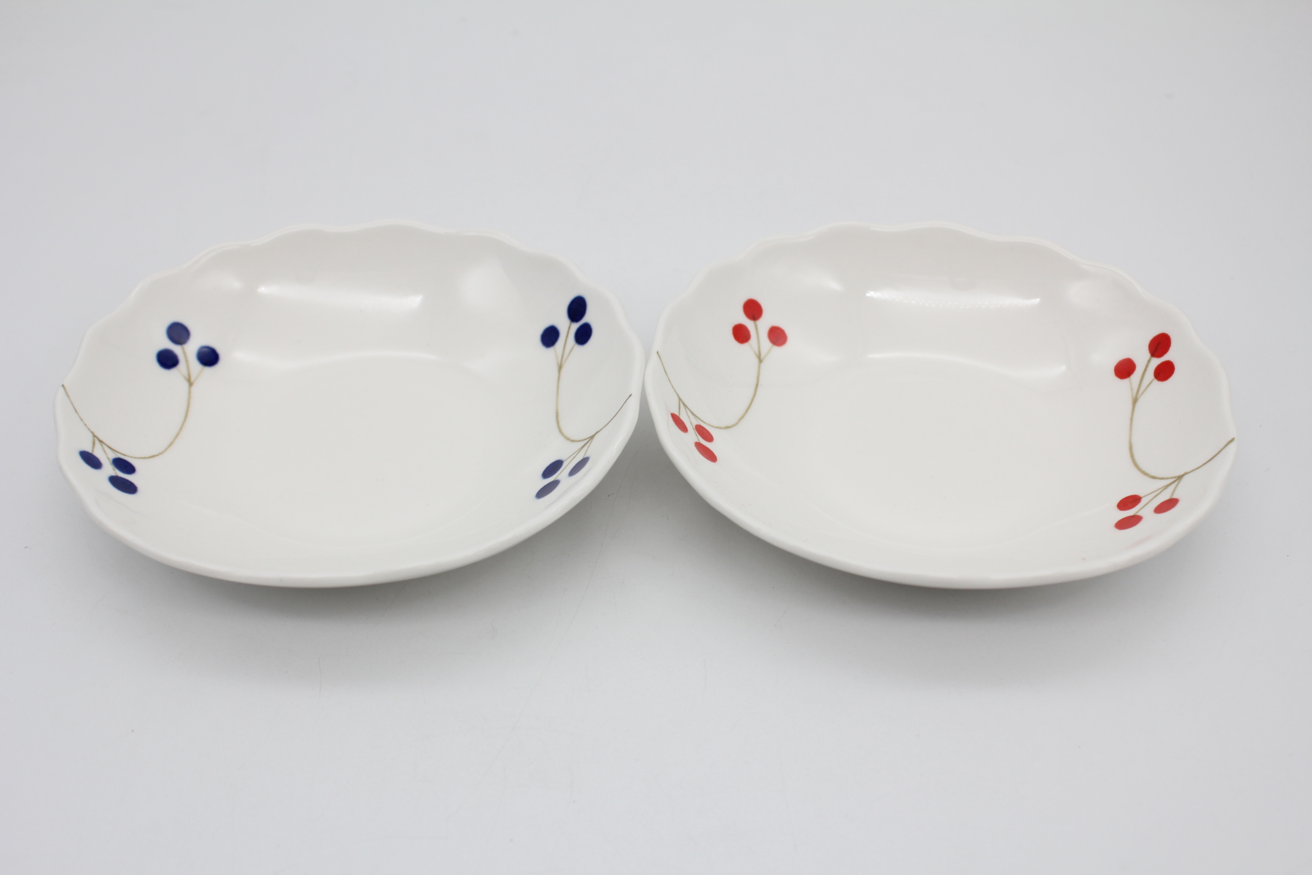 みのり　楕円小皿　2色アソート