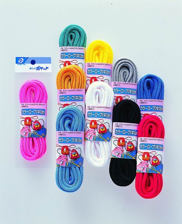 カラーロープ (中)　3m