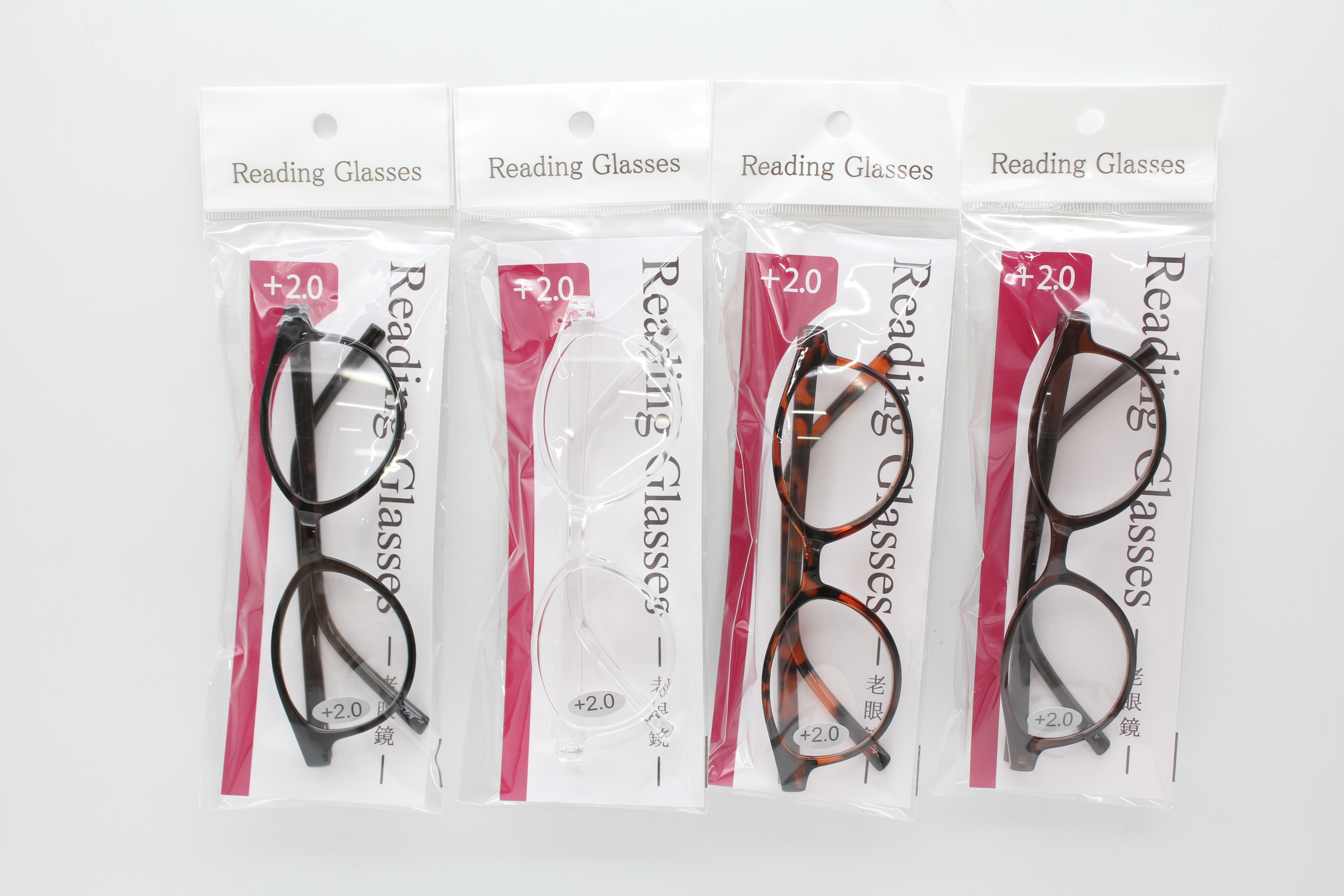 RA3-2　老眼鏡　ﾌﾟﾗｽﾁｯｸ　あ-2.0度 No3