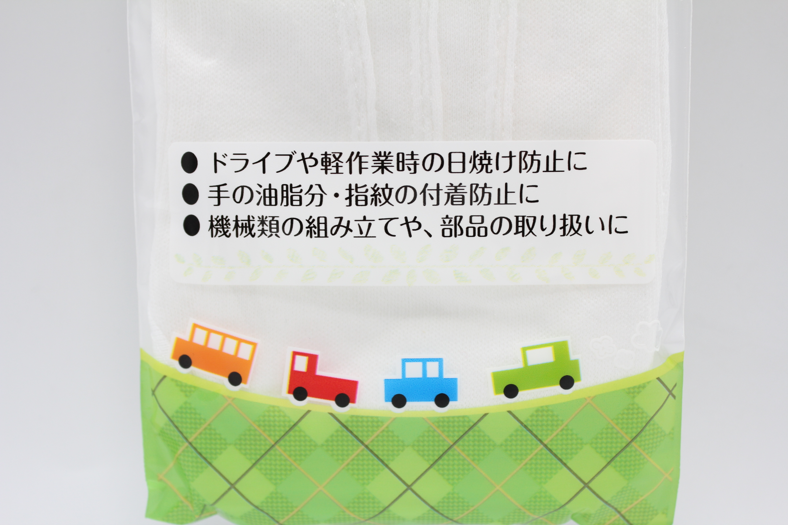 綿100%肌に優しい　ｿﾌﾄﾄﾞﾗｲﾌﾞ手袋Ｍ