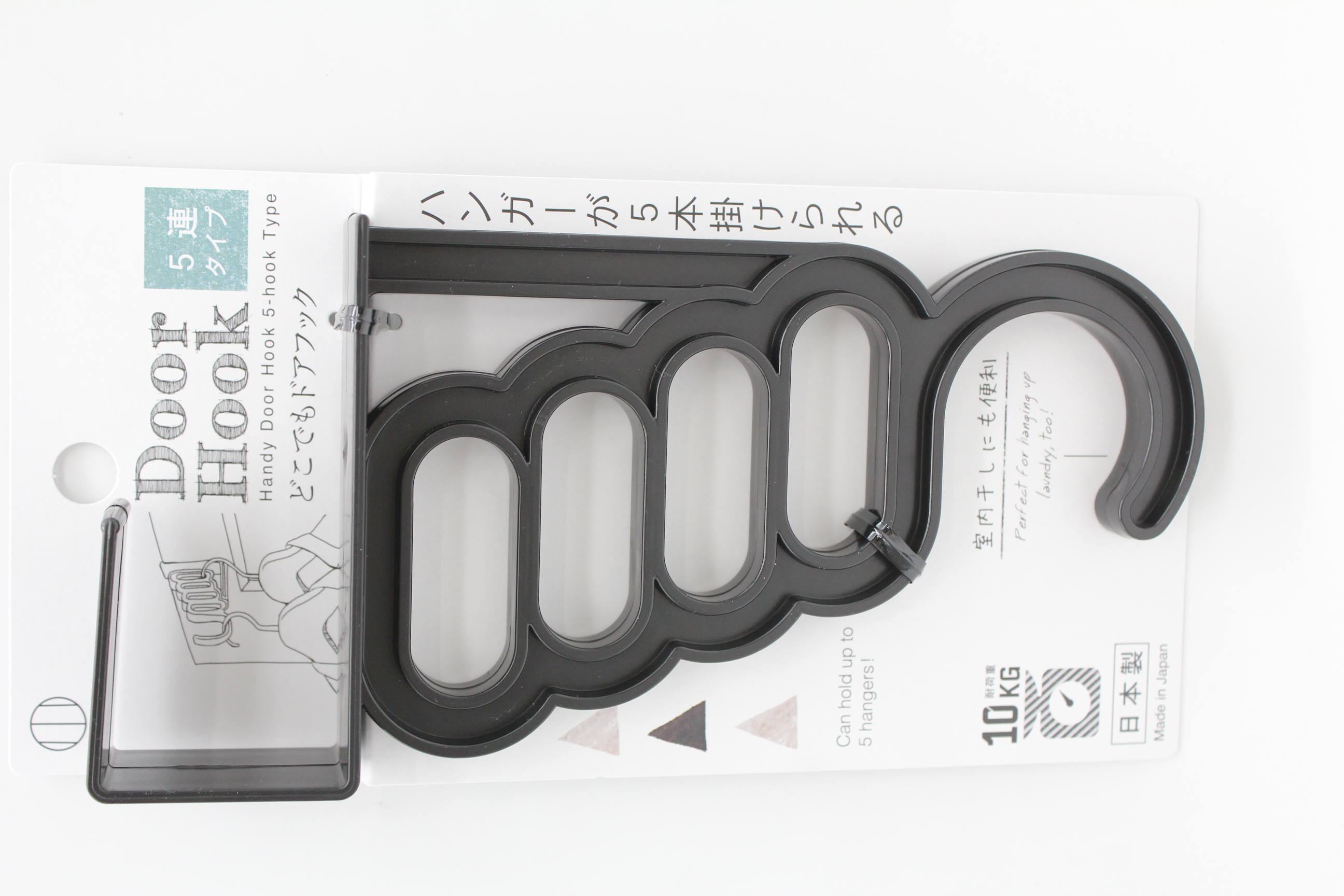 DoorHookどこでもﾄﾞｱﾌｯｸ　5連ﾀｲﾌﾟ