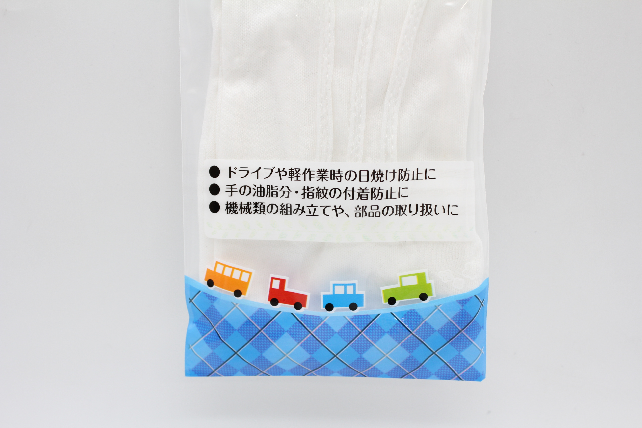 綿100%肌に優しい　ｿﾌﾄﾄﾞﾗｲﾌﾞ手袋Ｌ