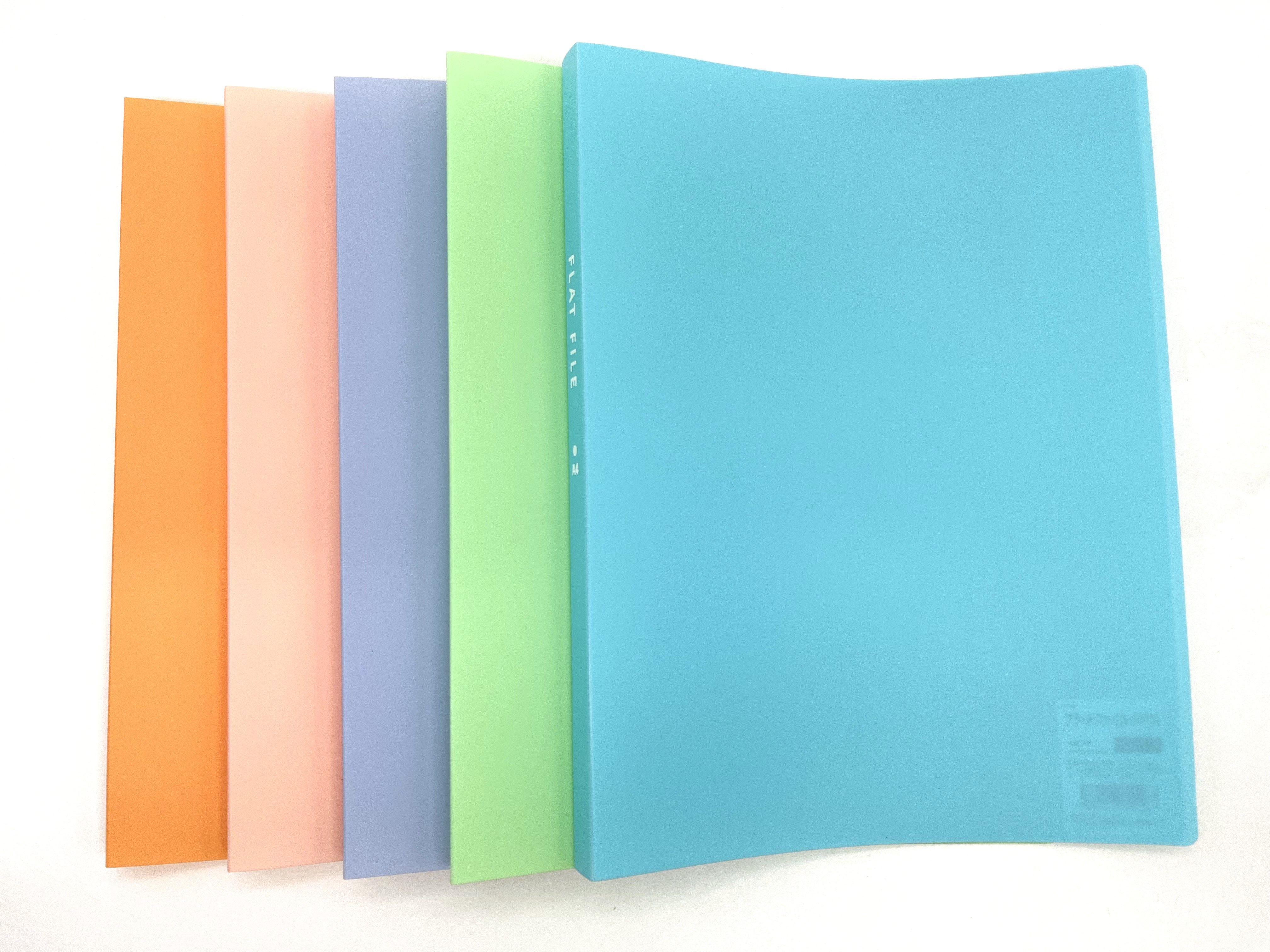 A4フラットファイル パステル