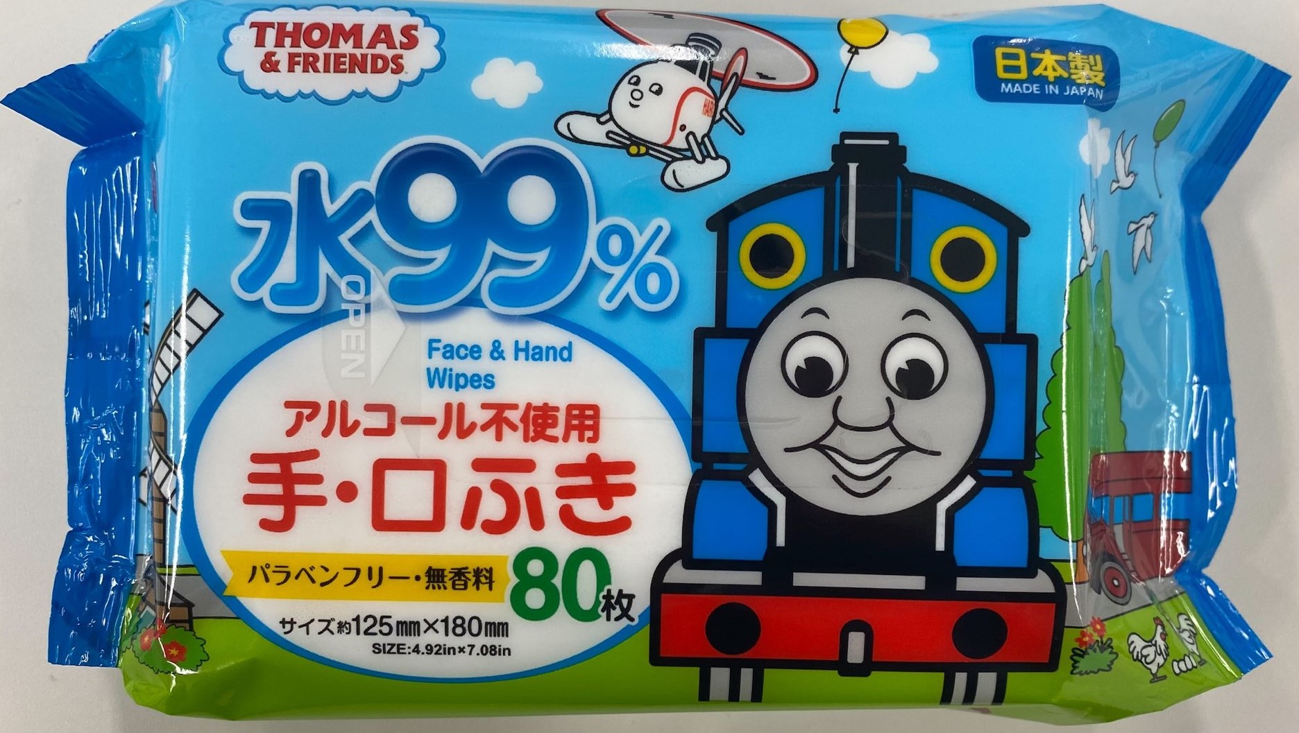手口ふき８０枚 T/O あおぞら