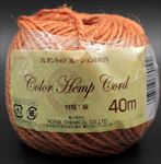 ｶﾗｰ麻ﾋﾓﾍﾝﾌﾟｺｰﾄﾞ　40m　ｺｺｱﾌﾞﾗｳﾝ