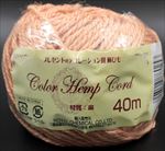 ｶﾗｰ麻ﾋﾓﾍﾝﾌﾟｺｰﾄﾞ　40m　桃色