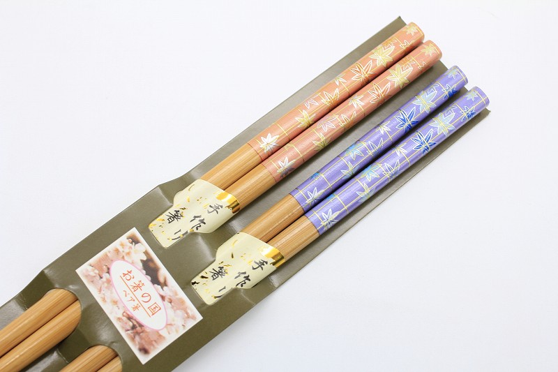 お箸の国ペア箸　２膳　もみじ