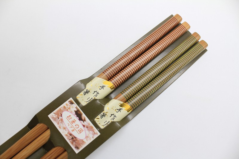お箸の国ペア箸　２膳　ライン
