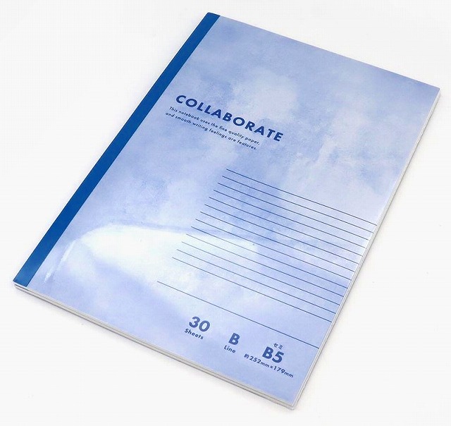 B5ノートB罫 30枚 2冊組