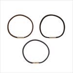 ウーリー細ゴム　20P　黒紺茶