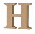 アルファベットレター　Ｈ